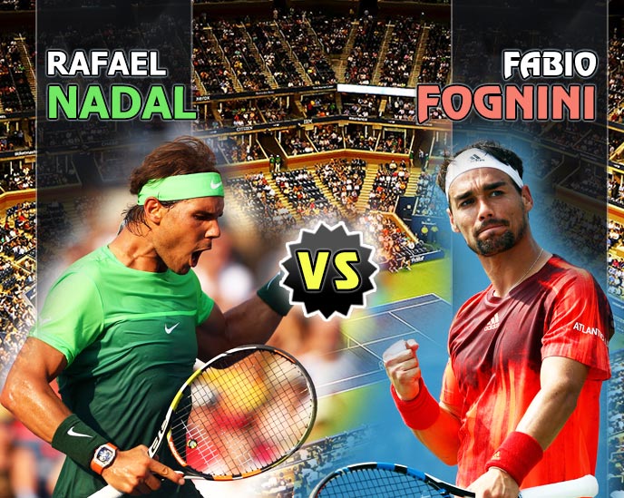 Nadal vs Fognini en US Open 2015